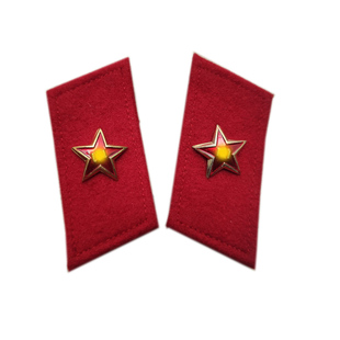 退役正品85式红领章库存原品老货八五式收藏纪念军迷怀旧老式真品