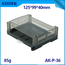 SZOMK PLC仪表外壳工控器塑料外壳定制加工 abs机箱塑料壳P35