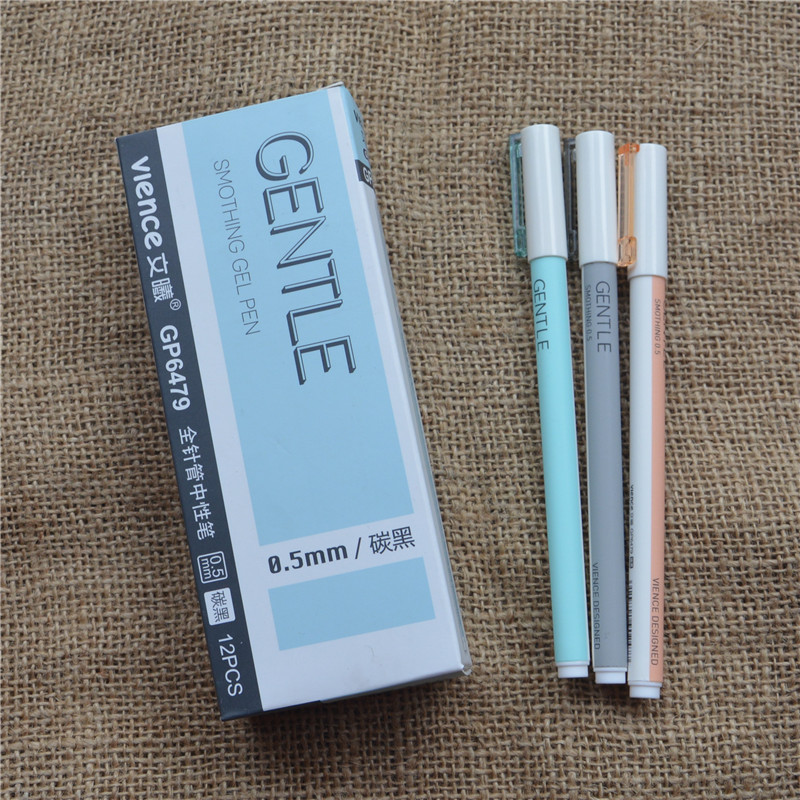 Wen Xi Chu pin 0.5 Carbon Black Syringe Roller ball pen GENTLE0.5 Black pen MADONE Gel pen stationeryin the Electronic Dictionary/Electronic paper book/Stationery , Pens/Writing Tools , Gel  category - from Buy2taobao.com to provide professional Taobao agent buy service