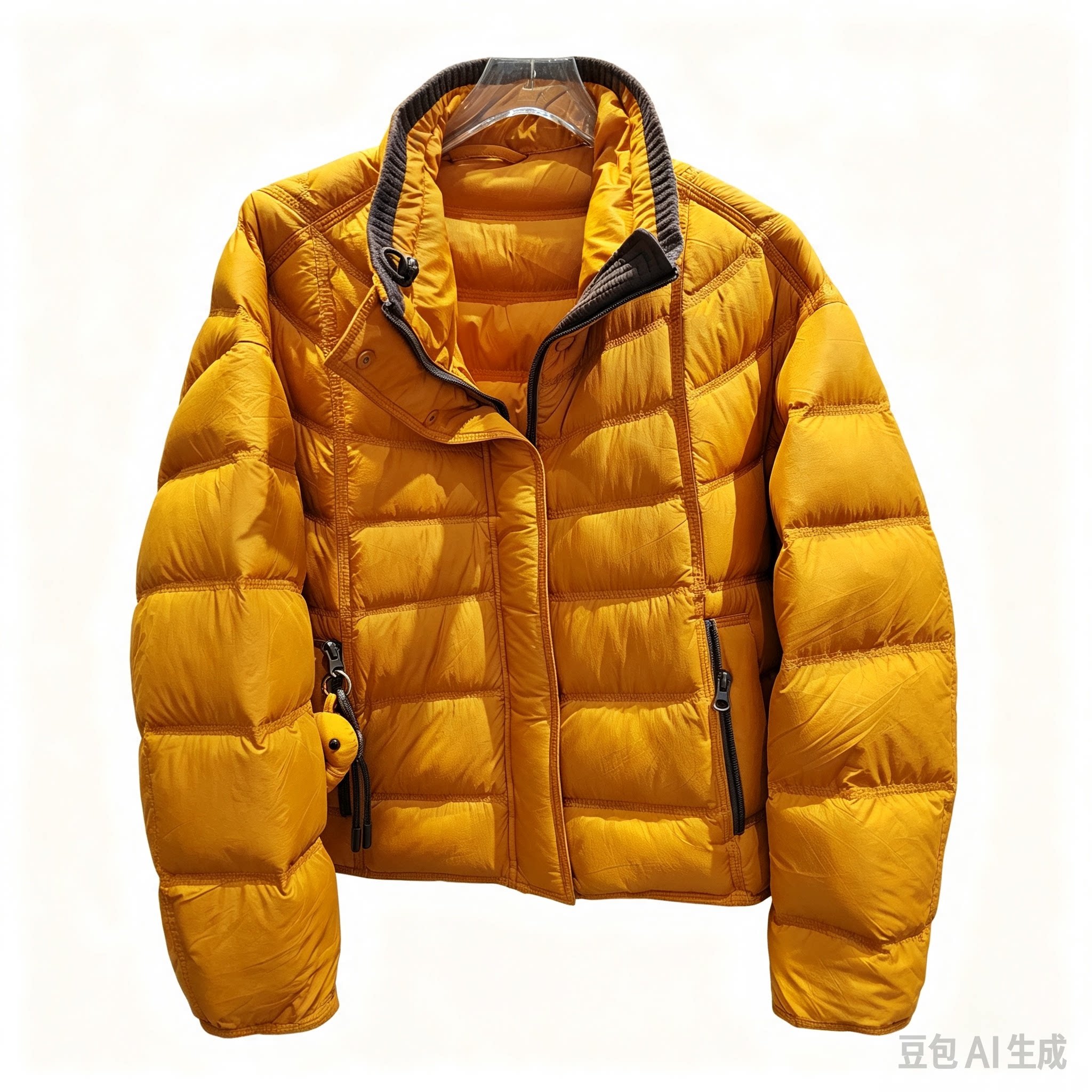 秋冬新款82317拼色高端白鹅绒羽绒服排骨女装欧货高端大牌外套