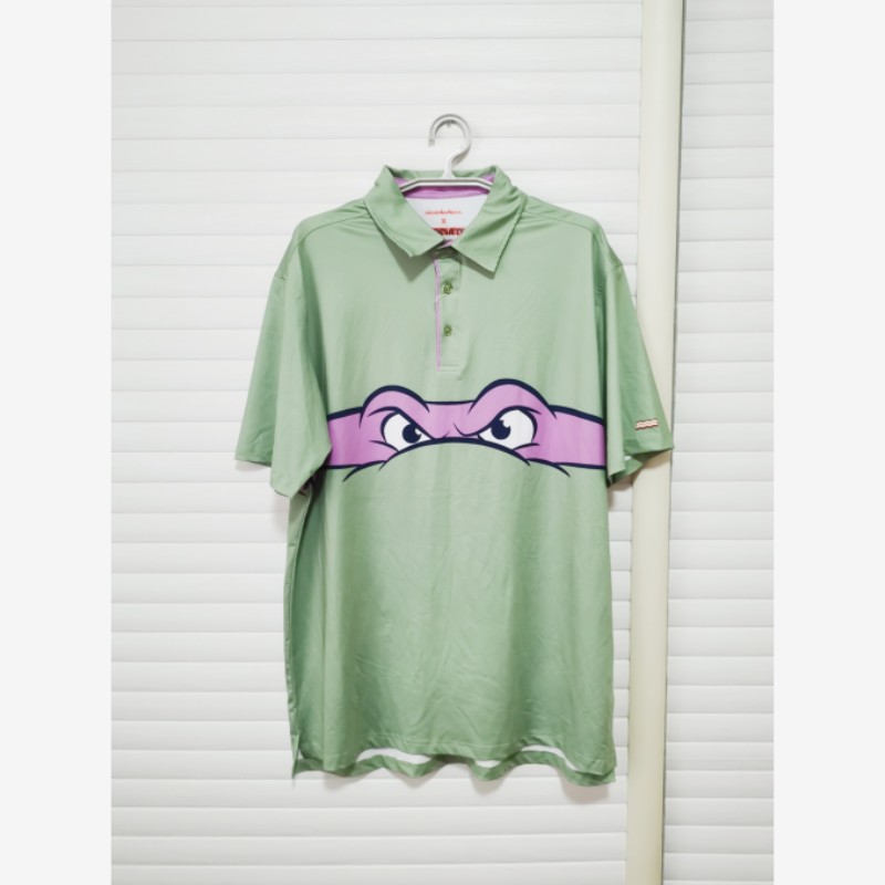 欧美卡通童趣冰丝速干POLO衫防晒