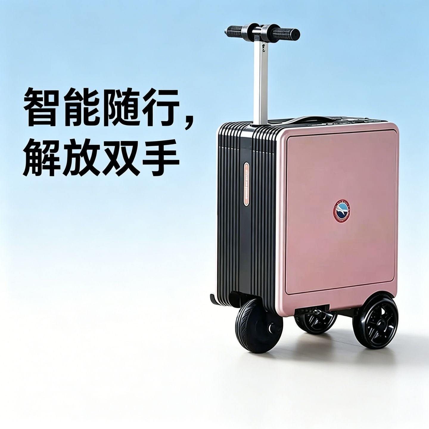 电动行李箱可上飞机电动伸缩智能图片