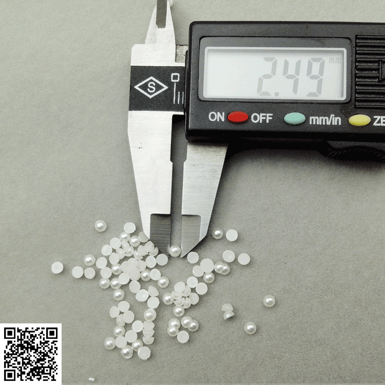 5mm圆形半面珍珠 半圆abs仿珍珠 手机美容/diy饰品配件 5万颗价