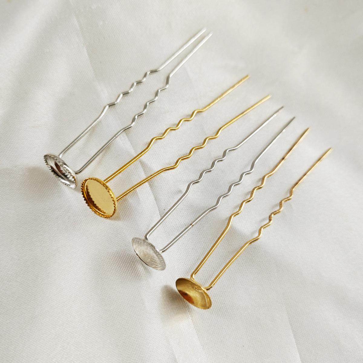 10个装6.5cm带托U型夹diy古风发簪步摇材料饰品配件婚纱盘发U形夹,饰品/流行首饰/时尚饰品新,其他DIY饰品配件,淘宝优惠券,粉丝福利购,淘宝优惠卷