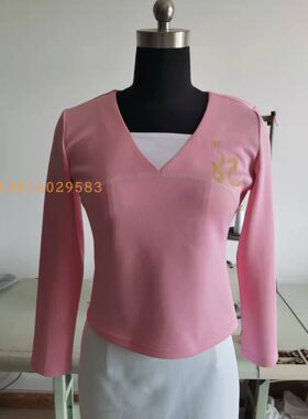 促销服定制春季短袖促销员套装化妆品牛奶饮料促销活动服装定做