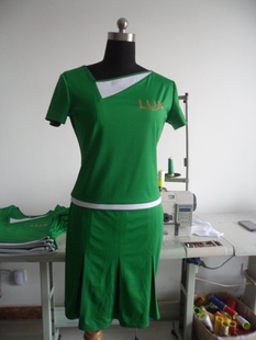促销员服定制啤酒牛奶饮料销售员服装春秋女长袖推广员工作服定做