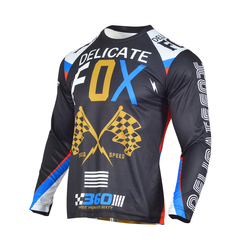 DELICATE FOX 摩托车极限越野休闲山地骑行速降服MX BMX 男女速干