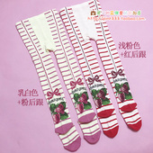 shirley 童装 temple 风格 现货 袜打底裤 女童儿童可爱草莓连裤