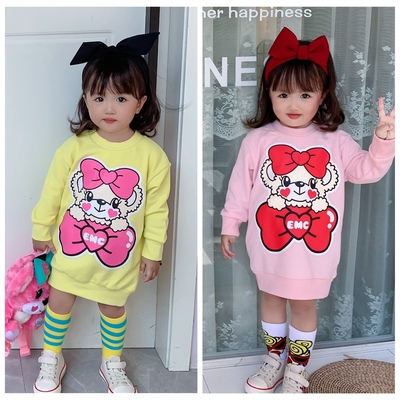 现货earthmagic儿童蝴蝶结卫衣