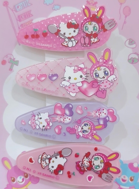 mezzopiano三丽鸥联名mp钢琴家儿童发夹女童可爱头饰发饰卡子边夹