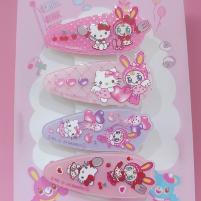 mezzopiano三丽鸥联名mp钢琴家儿童发夹女童可爱头饰发饰卡子边夹