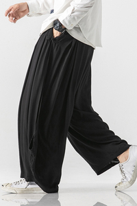 秋冬新款 风情侣阔腿裤太极裤民族服装裤子 K77/P100 控138图片