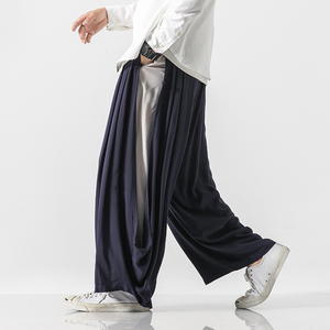秋冬新款 风情侣阔腿裤太极裤民族服装裤子 K77/P100 控138图片