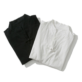 20秋冬大码日系风盘扣棉麻汉服衬衫立领亚麻外套男C33/P65，男装衬衫，钱塘713