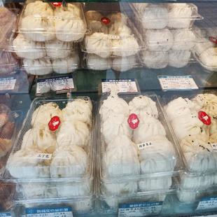 上海特色白玉兰面包房小香菇菜包素馅小包子6个一盒 早餐面食速食
