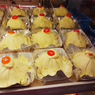 上海凯司令招牌经典麦淇淋硬奶油小栗子蛋糕白脱雀巢芝士小时候吃