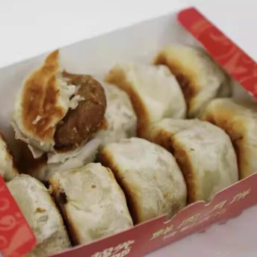 上海光明邨招牌鲜肉月饼 当天现烤苏式酥皮网红蟹粉月饼 真空冷运