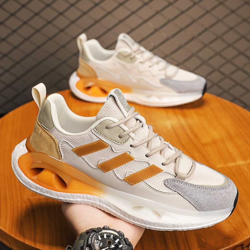 秋冬流行男鞋网布透气爆米花运动鞋时尚百搭潮鞋春夏休闲跑步鞋子,流行男鞋,单鞋,淘宝优惠券,粉丝福利购,淘宝优惠卷