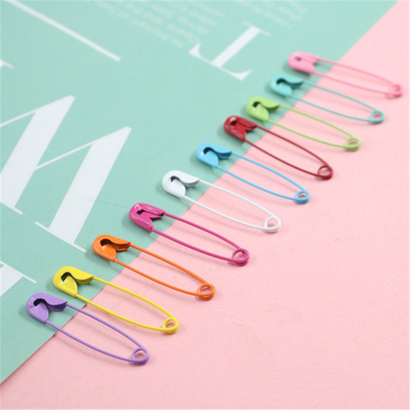 컬러 핀 브로치 안전핀 종이 클립 종이 클립 어린이 안전핀 사무용품