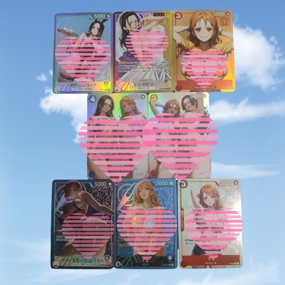 OP女主精品单卡系列  女帝娜美罗宾蕾玖公主  彩闪工艺 63*88mm