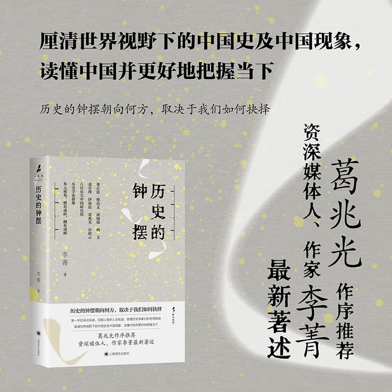历史的钟摆 李菁 手采访实录 费正清傅高义周锡瑞柯文裴宜理伊沛霞葛兆光许倬云 中国史研究 上海译文出版社云仓