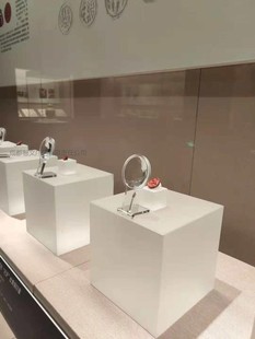 透明亚克力展示架带放大镜 可拆卸摆 四川成都博物馆珠宝样品托架
