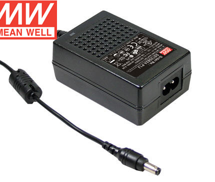 明纬企业级电源适配器 GST36B24-P1J 36W 24V1.5A 两插