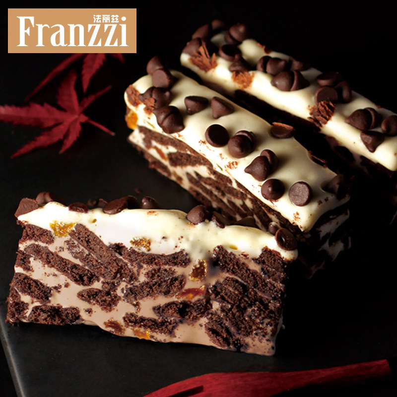 网红零食品法丽兹厚雪q酥雪花酥抹茶巧克力蔓越莓味 糕点心休闲