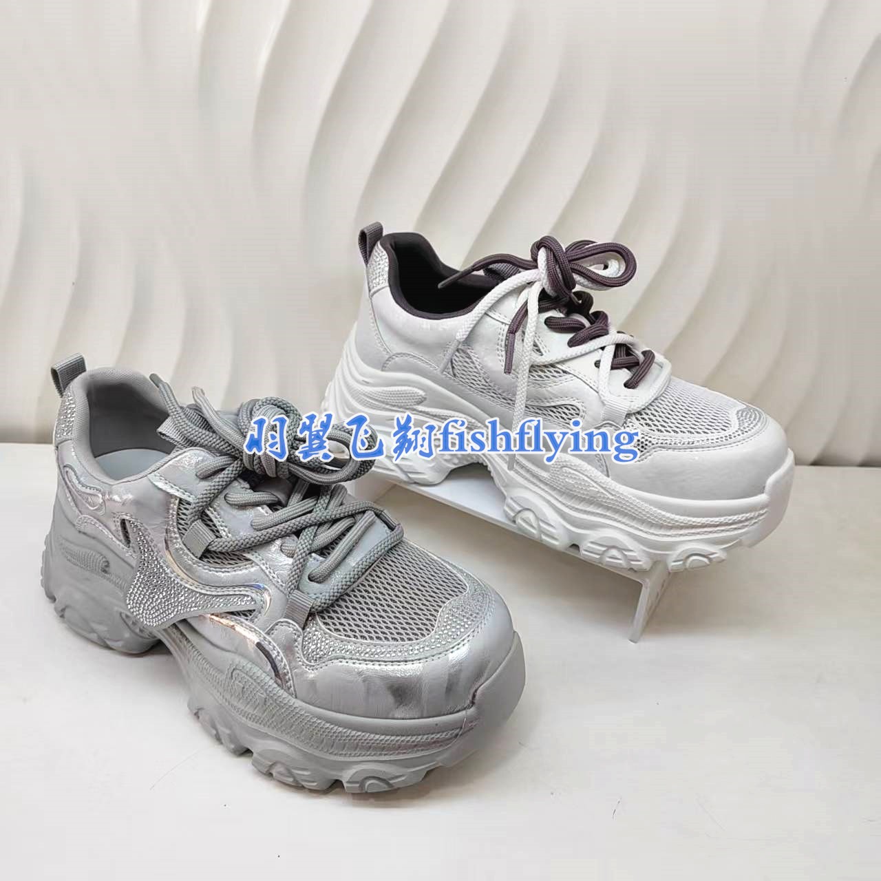KCL268602卡迪娜专柜正品26春秋新款厚底增高老爹鞋休闲运动女鞋