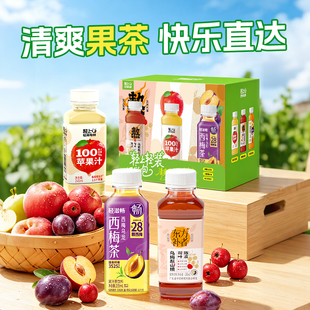 轻上100%苹果汁5瓶+东方补者乌梅熬山楂5瓶+快畅畅西梅乌龙茶5瓶