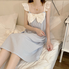 Japanese suspender nightdress girl Princess wind sweet lovely student home clothes pajamas