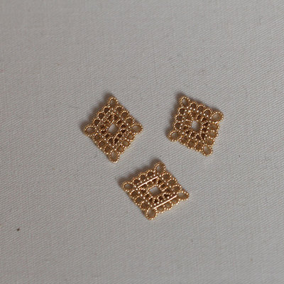 diy黄铜菱形挂坠流苏头饰发簪