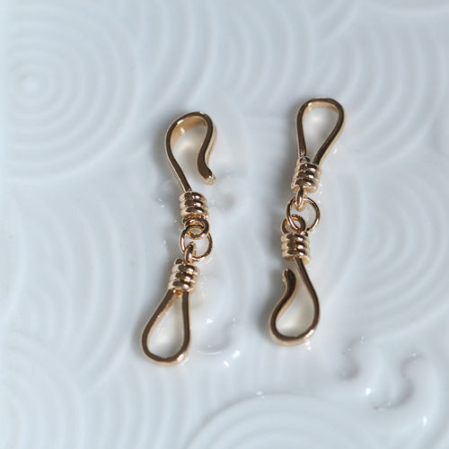 花影梦黄铜保色项链S扣