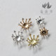 15mm迷你锆石花蕊花心带钻小花芯 花影梦发簪发饰头饰DIY配件