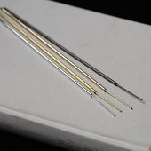 古风步摇发簪DIY配件头饰饰品材料 铜质神棍单簪簪棍145 2.5mm