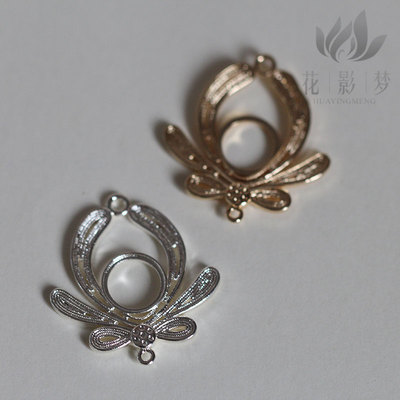 diy黄铜挂坠头饰发簪