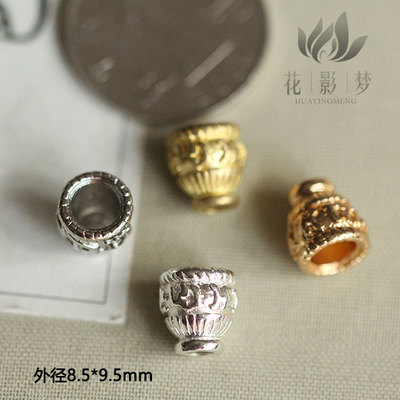古风步摇发簪黄铜花托