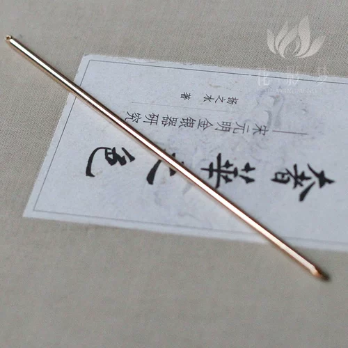 Китайская шпилька, аксессуары, латунный медный аксессуар для волос, 13/14см