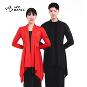男女同款 ACE dance摩登舞服拉丁舞上衣披风开衫 练功服舞蹈服SY177