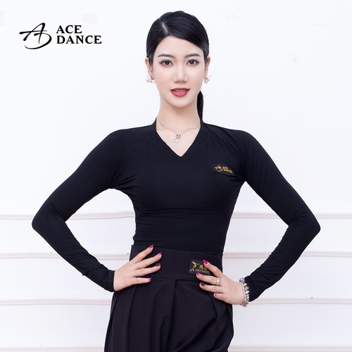 摩登舞上衣长袖ACEDANCE