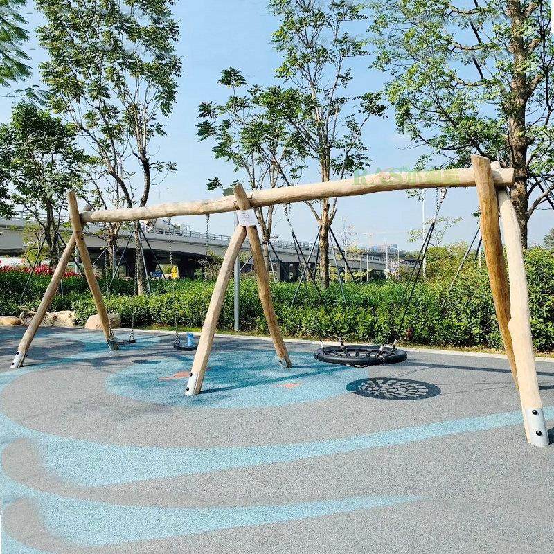儿童户外庭院槐木质秋千吊椅公园防腐木大型亲子成人秋千吊盘,住宅家具,户外秋千,淘宝优惠券,粉丝福利购,淘宝优惠卷