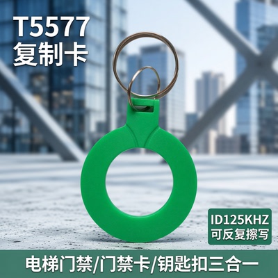 10号T5577/ID125KHZ钥匙扣卡