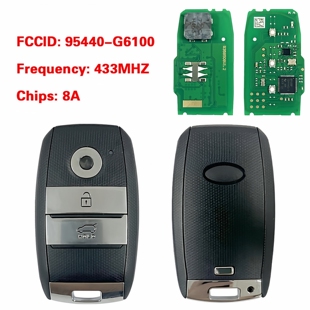 适用21-22起亚 Picanto  3键智能汽车钥匙433MHZ  95440-G6100 8A