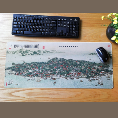 厦门大学鼓浪屿文化礼品旅游纪念品手绘鼓浪屿超大鼠标垫