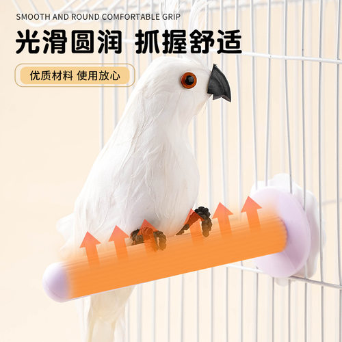 鹦鹉站架站杆加热款冬天取暖