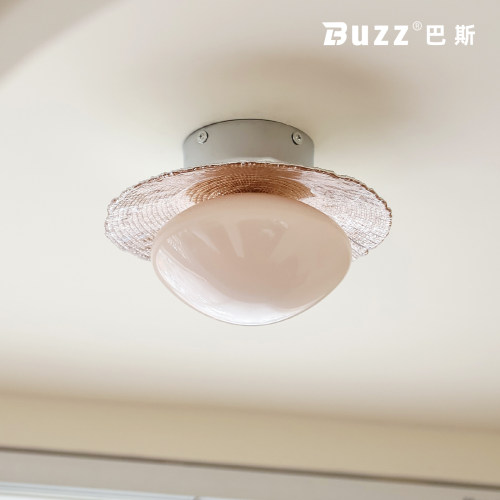 法式中古风陶瓷过道玄关吸顶灯