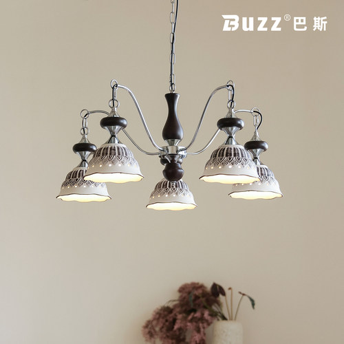 法式复古风中古包豪斯客厅吊灯