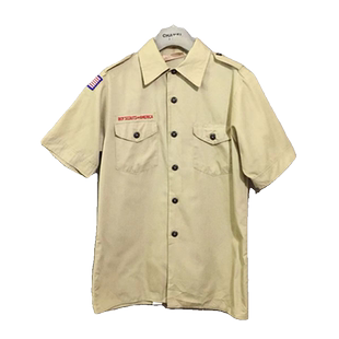 【原 价¥168】vintage  美国制古着BOYS COUTS美国童子军衬衫