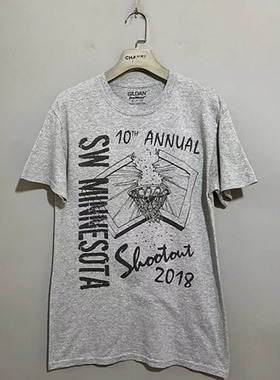 【上新价98】vintage 尼加拉瓜制  加拿大古着G1LDAN无缝桶织体恤