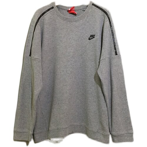 【原 价¥178】vintage  美国古着N1KE落肩款浅灰色套头卫衣